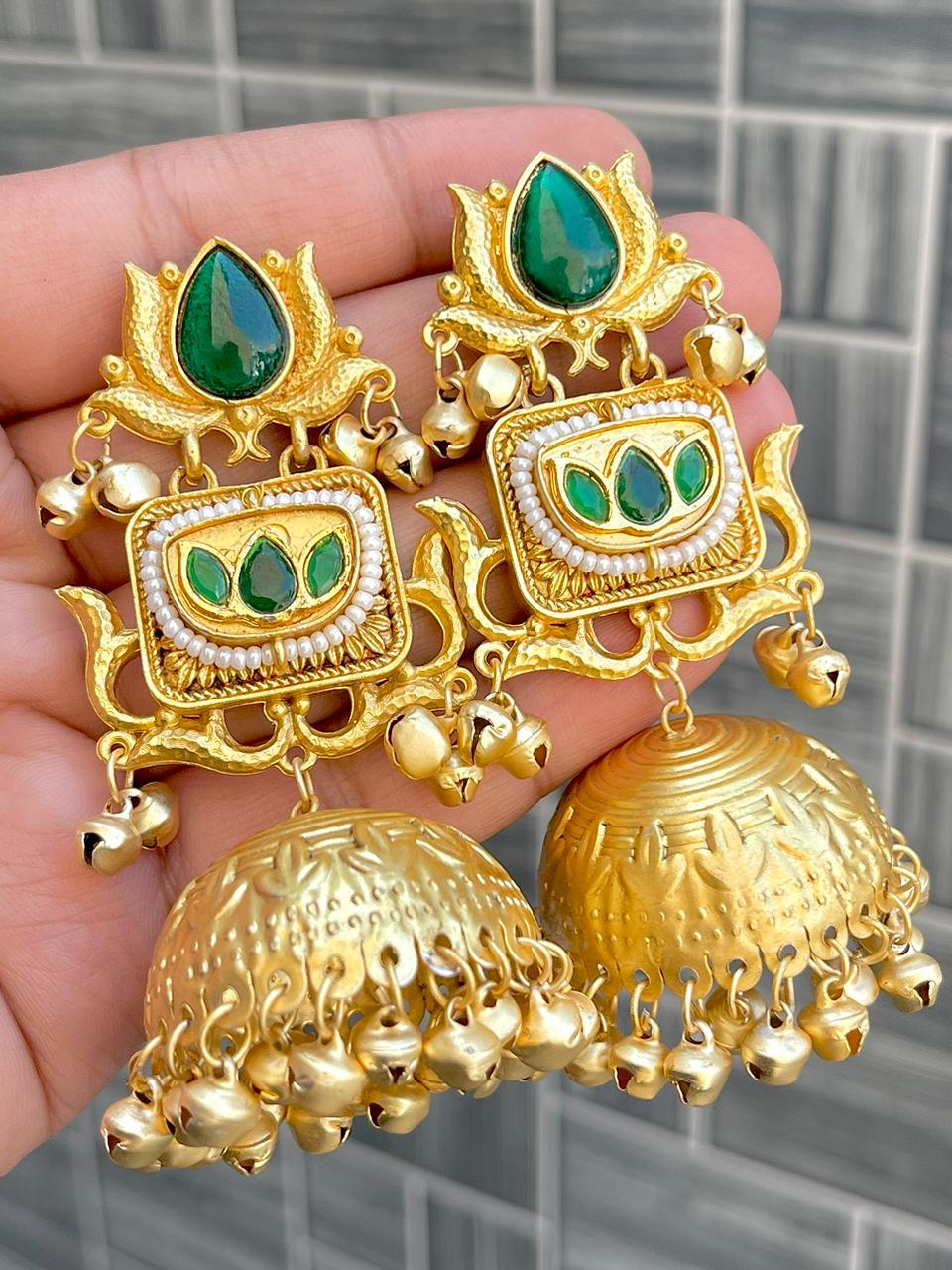 Kashmiri Big Size Jaipuri Statement Jhumkaa